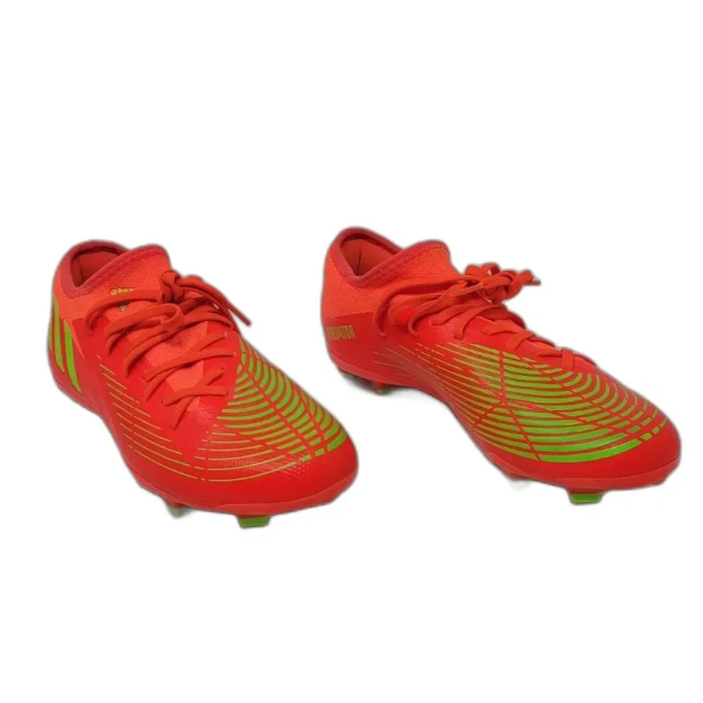 Adidas Predator Edge 3 Neon Orange Soccer Cleats Shoes